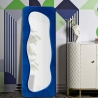 Wandspiegel met fluwelen lijst 160x60x4 cm Theodor Verkoop