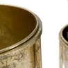 Set van 2 gouden metalen plantenvazen Lumai Kortingen