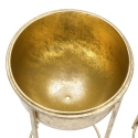 Set van 2 gouden metalen plantenvazen Lumai Keuze