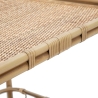 Metalen en rattan serveerwagen met flessenhouder Panama Catalogus