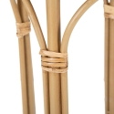 Ronde plantenhouder met metalen en rattan standaard Panama Stand Kortingen