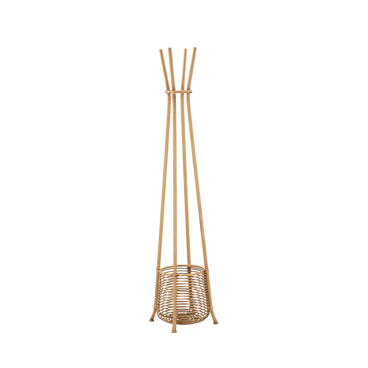 Rattan kapstok met parapluhouder 49x175 cm Panama Aanbieding Rattan kapstok met parapluhouder 49x175 cm Panama Aanbieding