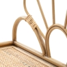 Metalen en rotan wandplank met kledingstang Panama Catalogus