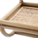 Metalen en rotan wandplank met kledingstang Panama Voorraad
