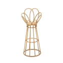 Metalen en rattan plantenstandaard in boho-chic stijl Panama Tower Verkoop