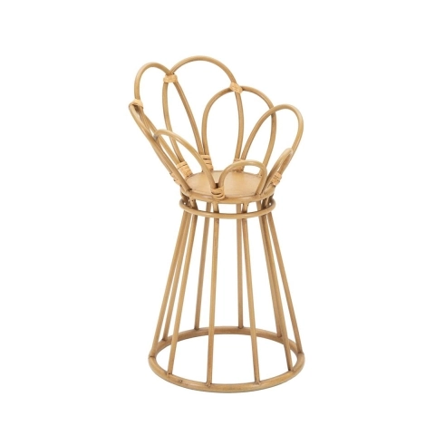 Rattan en metaal plantenbak Panama Tower Aanbieding