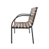 Kovek houten en stalen bankje 120x58x83 cm Aanbod