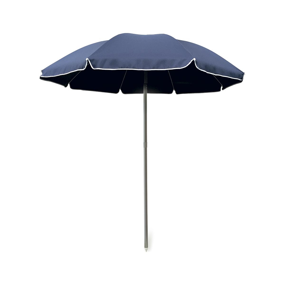 Aluminium strandparasol Ø2,20m met 8 baleinen en draagtas Rimini