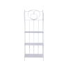 Scaffale 4 ripiani richiudibile in ferro 60,5x28xh.167cm bianco Ravun Aanbod