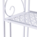 Scaffale 4 ripiani richiudibile in ferro 60,5x28xh.167cm bianco Ravun Korting