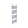 Scaffale 4 ripiani richiudibile in ferro 60,5x28xh.167cm bianco Ravun Voorraad