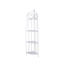 Angoliera 4 ripiani richiudibile in ferro 49x33xh.167cm bianco Alba Aanbieding