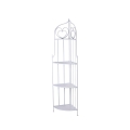 Angoliera 4 ripiani richiudibile in ferro 49x33xh.167cm bianco Alba Aanbieding