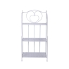 Scaffale 3 ripiani richiudibile in ferro 60,5x28xh.127cm bianco Karnel Aanbod