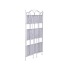 Scaffale 3 ripiani richiudibile in ferro 60,5x28xh.127cm bianco Karnel Catalogus