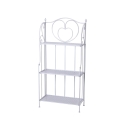Scaffale 3 ripiani richiudibile in ferro 60,5x28xh.127cm bianco Karnel Aanbieding