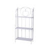 Scaffale 3 ripiani richiudibile in ferro 60,5x28xh.127cm bianco Karnel Aanbieding