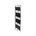 Scaffale da esterno 4 ripiani in ferro battuto richiudibile Durak Catalogus