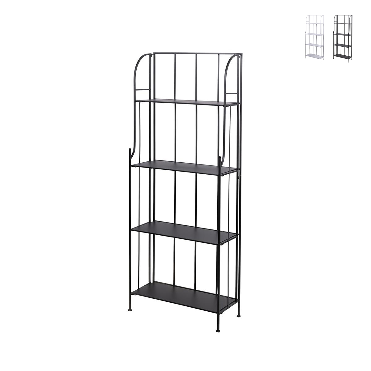 Scaffale da esterno 4 ripiani in ferro battuto richiudibile Durak Aanbieding Scaffale da esterno 4 ripiani in ferro battuto richiudibile Durak Aanbieding