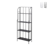 Scaffale da esterno 4 ripiani in ferro battuto richiudibile Durak Aanbieding