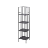 Scaffale da esterno slim 4 ripiani in ferro battuto richiudibile Nuvia Voorraad