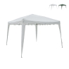 Opvouwbare groene aluminium gazebo 3x3 Rapido Aanbieding