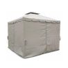 Gazebo idrorepellente 3x3m 4 tende laterali ferro tortora Tangeri Catalogus
