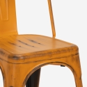 Set van 20 industriële vintage stoelen Steel Old van metaal. 