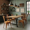 Set van 20 industriële vintage stoelen Steel Old van metaal. Kosten