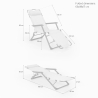 Inklapbare strand- en tuinstoel Emily Lux Zero Gravity