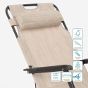 2 opvouwbare tuinstoelen Emily Lux Zero Gravity