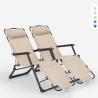 2 opvouwbare tuinstoelen Emily Lux Zero Gravity