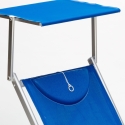Professionele aluminium ligbedden Santorini voor strand, tuin en zwembad, 4 stuks 