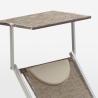 Professioneel ligbed Santorini Limited Edition voor het strand Karakteristieken