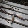 Multifunctioneel tuingereedschap schaar van staal en hout Korting