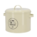 Vintage metalen compostemmer met actief koolstoffilter Aanbod
