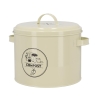 Vintage metalen compostemmer met actief koolstoffilter Aanbod