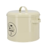Vintage metalen compostemmer met actief koolstoffilter Korting
