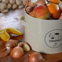 Vintage metalen compostemmer met actief koolstoffilter Prijs