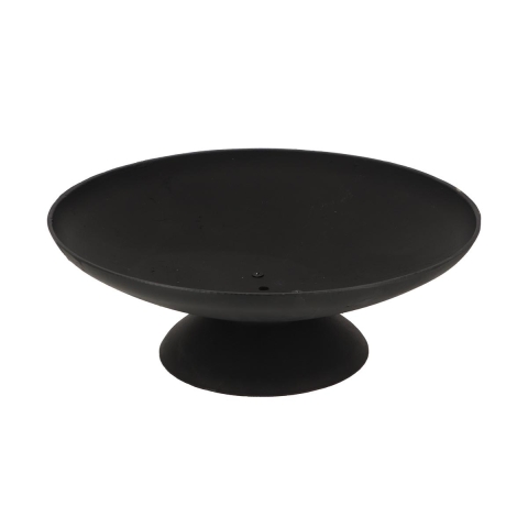 Ronde zwarte gietijzeren vuurschaal voor buiten, 50 cm Aanbieding
