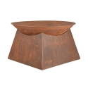 Metalen buitenvuurkorf met roestlook Aanbieding