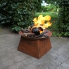 Metalen buitenvuurkorf met roestlook Catalogus