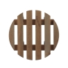 Ronde houten plantenroller met wielen Prijs