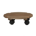 Ronde houten plantenroller met wielen Kosten
