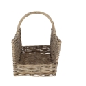 Rieten houtmand met handvat 45,8x36x51,5 cm Catalogus