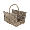 Rieten houtmand met handvat 45,8x36x51,5 cm Kortingen