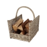Rieten houtmand met handvat 45,8x36x51,5 cm Verkoop