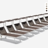 Set van 20 Santorini Limited Edition ligbedden van aluminium Aanbieding