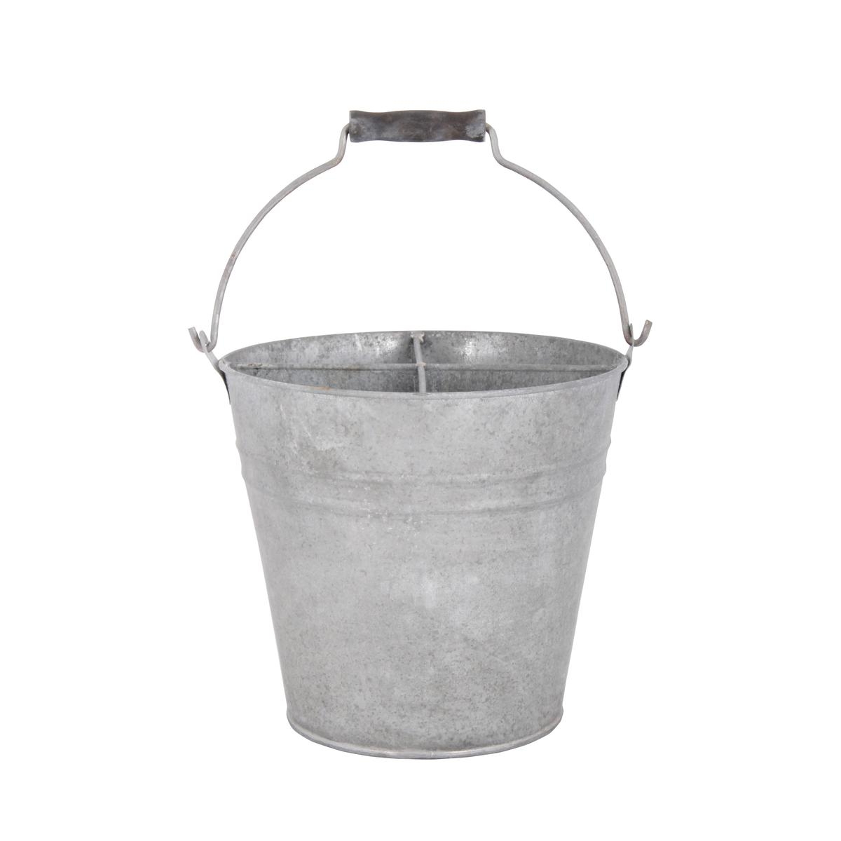 Antiek verzinkte metalen emmer 7L Aanbieding Antiek verzinkte metalen emmer 7L Aanbieding