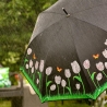 Paraplu met tulpen die van kleur veranderen in de regen Keuze